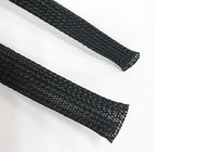Индивидуальный PET расширяемый плетеный рукав, черный цвет Гибкий кабель рукав