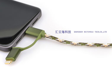 Расширяемый материал хлопка ПП рукава предохранения от кабеля с оплеткой для мобильного телефона