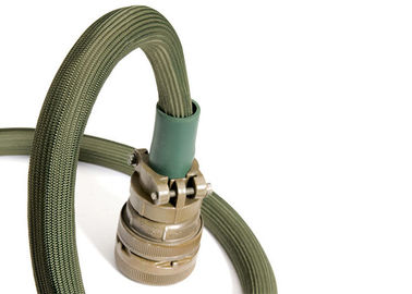 Защищенный кабелем автомобильный заплетенный Слевинг зеленый цвет Номекс для автомобилей