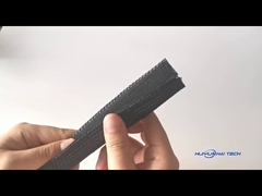 Изготовленный на заказ черный самоклеящийся рукав на липучке для кабельной проводки