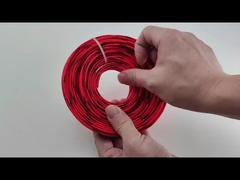 Огнеупорный ПЭТ расширяемый плетеный рукав высокой плотности