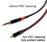 Управление кабеля ссадины черного и красного ЛЮБИМЦА расширяемое заплетенное Sleeving устойчивое