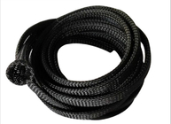 Пламя черного цвета рукава предохранения от кабеля 6мм расширяемое заплетенное ретардант