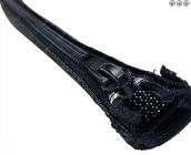 Гибкой черной обруч молнии заплетенный соединительной кабельной муфтой для предохранения от провода