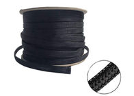 рукав провода 15мм теплостойкий, расширяемая заплетенная Слевинг чернота для управления кабеля