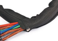 Автомобильной чернота обруча молнии заплетенная соединительной кабельной муфтой для протектора оплетенного провода