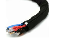 Сплетенный промелькните вверх соединительные кабельные муфты заплетенные диаметр обруча изготовленный на заказ для рукава кабеля аккуратного