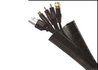 Пламя черного ЛЮБИМЦА соединительной кабельной муфты велкро материальное - ретардант гибкий для съемной кабельной проводки