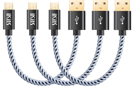 Купить Высокий гибкий хлопок 50mm заплел Sleeving соединительную кабельную муфту HDMI онлайн изготовление