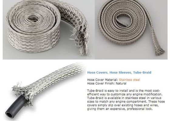 нержавеющая сталь 0.10-0.30mm расширяемая заплела Sleeving