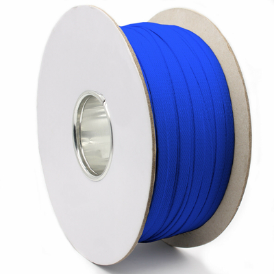 Ячеистая сеть ЛЮБИМЦА расширяемая заплетенная Sleeving неоновая голубая 1-100mm гибкого кабеля